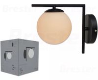Arandela Pérola 1XG45 - Preto Fosco