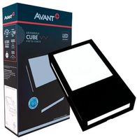 Arandela LED CUBE - 6500K - 12W - Preto Fosco