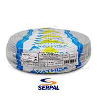 Cabo Cobre Flexível Cinza 1mm 750v Com 100 Metros