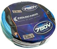 Cabo Cobre Flexível Azul 1mm 750V  100 Metros