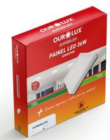 Placa LED Externa 36W 40X40CM 6.500K Bivolt