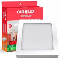 Placa LED Externa 24W 30X30cm 6.500K Bivolt