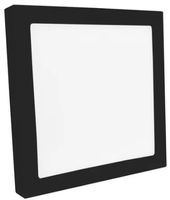 Placa LED Externa 24W 28,5X28,5 4.000K Preto Bivolt