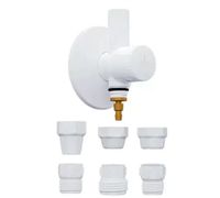 Adaptador para Filtro com Registro Integrado 6 em 1 - Branco
