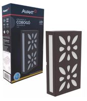Arandela Led Cobogó Mandala - 12W - 3000K - Café