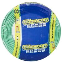 Cabo Cobre 750V Flex 1mm Verde- 200 Metros