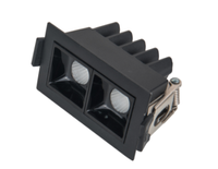 Plafon LED Embutir 4W Vigo 2.700K Preto Bivolt
