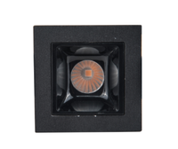 Plafon LED Embutir 2W Vigo 2.700K Preto Bivolt