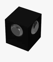 Arandela LED ARC 4W 3.000K Preto Bivolt
