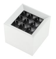 Plafon Sobrepor Soul 10W 2700k Branco/Preto Bivolt