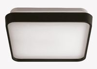 Plafon Black Quadrado 12W 3.000K Preto Bivolt