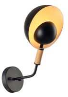 Arandela Fixa Cumbuca Preto Fosco Bivolt Arandela Fixa Cumbuca Preto Fosco Bivolt