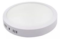 Placa LED Externa 18W 22x22 Redondo 6.500K Branco Bivolt
