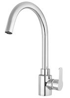 Torneira de Mesa Para Lavatório Cromado Bica Móvel - Linha River Flat