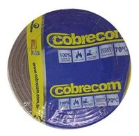 Cabo Cobre 750V Flex 6mm Marrom  - 100 Metros