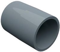 Luva PVC Eletroduto Condulete Top Cinza - 1