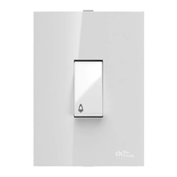 Pulsador Para Campainha 10A/250V Vertical Linha Click Branco