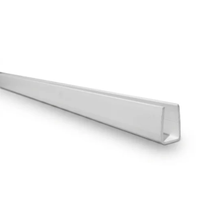Perfil U PVC para Nanoneon 2 m branco Perfil U PVC para Nanoneon 2 m branco