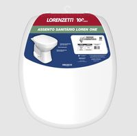 Assento Sanitário Loren One PP Branco Assento Sanitário Loren One PP Branco