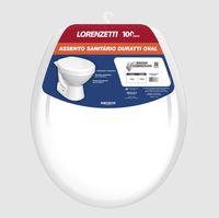 Assento Sanitário Duratti PP Branco Oval Assento Sanitário Duratti PP Branco Oval