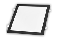 Painel LED Cristall Home Thinn Embutir 24W 6500K Preto Painel LED Cristall Home Thinn Embutir 24W 6500K Preto