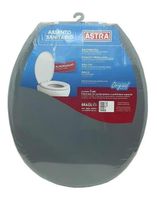 Assento Sanitário Soft Cinza Escuro