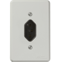 Tomada 2P+ T 10A Vertical - Linha Clássica