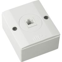Conjunto com Tomada RJ45 CAT5 - Linha sobrepor Milleniun