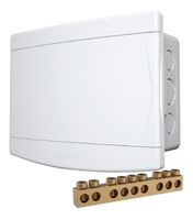 Quadro Distribuição Embutir 6/8 Disjuntores com Barramento Terra+ Neutro