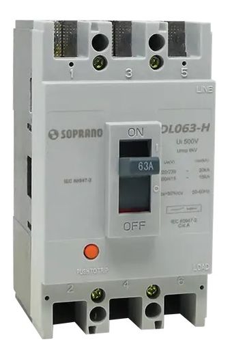 Disjuntor Caixa Moldada Tripolar Dl063- H 63A