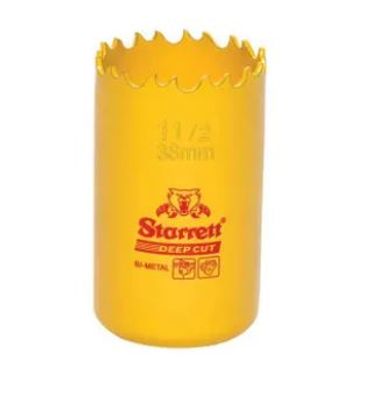 Serra Copo Bi-Metal Fast Cut de 38mm e 1.1/2 Polegadas - Starrett