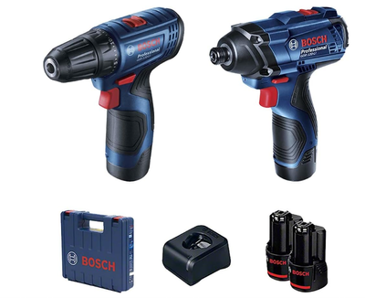 Parafusadeira GSR 120-LI e Chave de Impacto GDR 120-LI, 12V - Bosch
