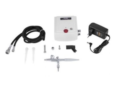 Aerógrafo com Minicompressor + kit de Acessórios 110V/220V - Vonder