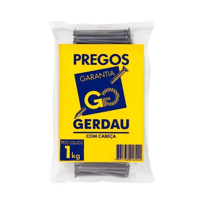 Prego Comum 15x15 com Cabeça 1kg