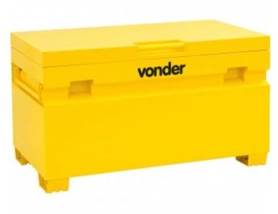 Baú Metálico Multiuso BMV480 Amarelo - Vonder