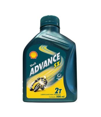 OLEO LUBRIFICANTE ADVANCE SX2 2T 500ML - SHELL