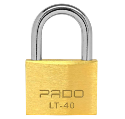 Cadeado Lt-40mm Latão Dourado - Pado Cadeado Lt-40mm Latão Dourado - Pado