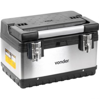 Caixa para Ferramentas Tipo Maleta Baú Aço Inox Cbi-020 - Vonder