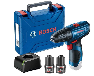 Parafusadeira/Furadeira GSR 120-LI 12V com 2 Baterias, 1 Carregador e Maleta - Bosch