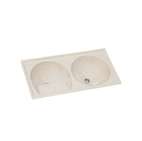 TANQUE FIBRA DUPLO 100 X 51 BEGE