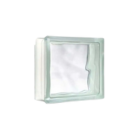 TIJOLO DE VIDRO WAVE TRANSPARENTE