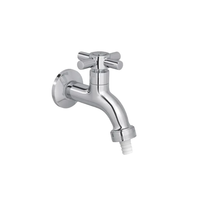 TORNEIRA PARA JARDIM E TANQUE COM ADAPTADOR DE MANGUEIRA IZY CROMADO