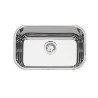 CUBA AÇO INOX PRIME LAVÍNIA ALTO BRILHO 47x30x17 CM VÁLVULA 3 1/2