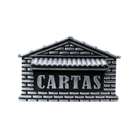 CAIXA PARA CARTA TIJOLINHO 15CM PRATA