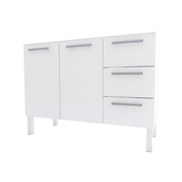 GABINETE AÇO PARA PIA 120 CM BRANCO VÊNUS FLAT GABINETE AÇO PARA PIA 120 CM BRANCO VÊNUS FLAT