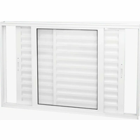 VENEZIANA ALUMÍNIO BRANCO 3 FOLHAS 100 X 150  FOLHAS MOVEIS  NOBRE