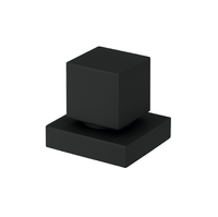 ACABAMENTO PARA REGISTRO C65 TALENCE 1.1/2”  ALL BLACK MATTE DECA