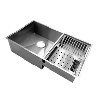 CUBA INOX C CALHA EMBUTIDA