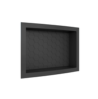 NICHO INJETADO MAX PRETO 46X33 CM HEXAGONAL