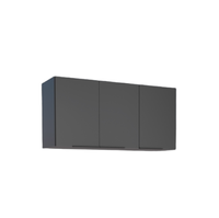 ARMARIO DE  COZINHA AEREO MADEIRA CISNE 1,14 X 55 CM  PRETO